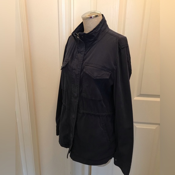 Style & Co Twill utility jacket in navy blue - Picture 5 of 12